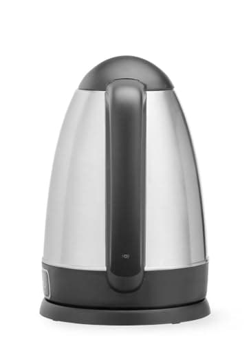Bouilloire électrique HENDI pour faire bouillir de l'eau, sans fil et base pivotante 360°, température réglable 40-100°