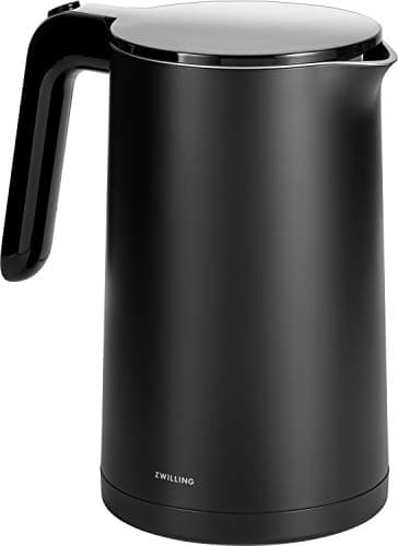 Bouilloire Électrique ZWILLING ENFINIGY Inox Noir, 1,5 L, Anti-Calcaire & SécuritéAnti-Ébullition