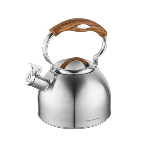 Bouilloire Sifflante Brillo Inox 2,5 L Gris Clair Thé Café
