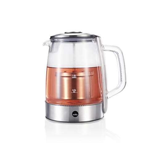 Théière électrique Wilfa CHA 1,25 litre temperature adjustable filtre inclusargenté