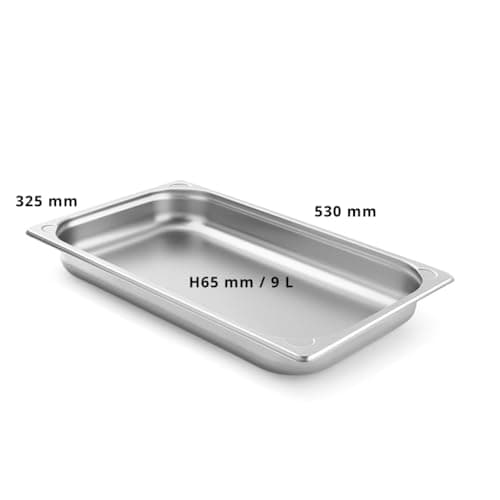 Arreo Chef - Bacs Gastronorme GN 1/1 Inox 201 pour Cuisine Professionnelle - Bacs Gastro x4 - Restauration, Traiteur, Hô