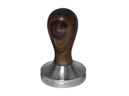 Scarlet Espresso Tamper Classique avec Manche Ergonomique en Bois Précieux pour Baristas et Amateurs d’Expresso Parfait