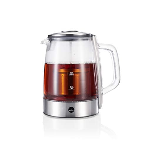 Théière électrique Wilfa CHA 1,25 litre temperature adjustable filtre inclusargenté