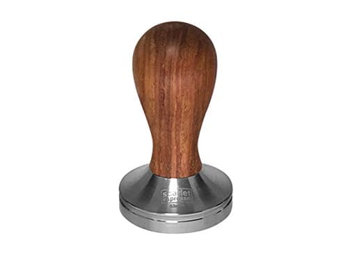 Scarlet Espresso Tamper Classique avec Manche Ergonomique en Bois Précieux pour Baristas et Amateurs d’Expresso Parfait