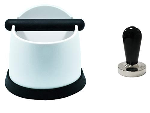 Scarlet Pico Bello Bac à ramassage pour marc de café portafilter qualité barista, blanc, 58 mm, accessoire espresso prof
