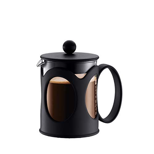 Cafetière à Piston Bodum Kenya - Manuelle - Verre Borosilicate et Inox - Passe au Lave-Vaisselle - Portugal