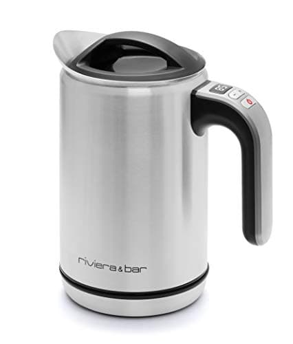 Riviera-et-Bar BBT380 Bouilloire double paroi à température réglable pour thé, Silver pour office
