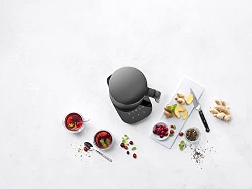 Bouilloire Électrique ZWILLING ENFINIGY Inox Température Réglable Noir 1,5 l Filtre Anticalcaire