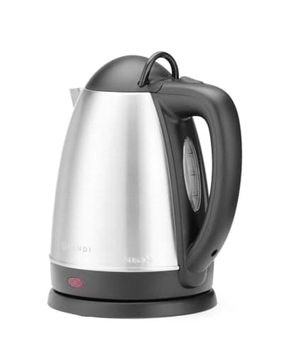 Bouilloire HENDI 209981 - Capacité 1,8 L - Design Minimaliste pour la Cuisine Élégante - Sécurité sur Température Fixe -