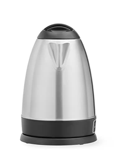 Bouilloire électrique HENDI pour faire bouillir de l'eau, sans fil et base pivotante 360°, température réglable 40-100°