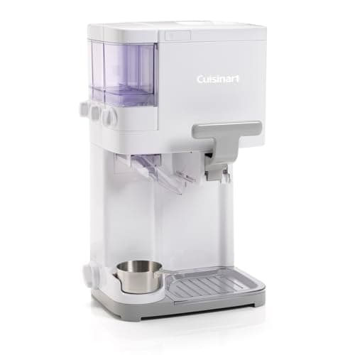 Cuisinart Sorbetière ICE48U - 1.42L Machine à Crème Glacée sans Lait, 6 Portions Prêtes en 20 Minutes, Distributeur Élec