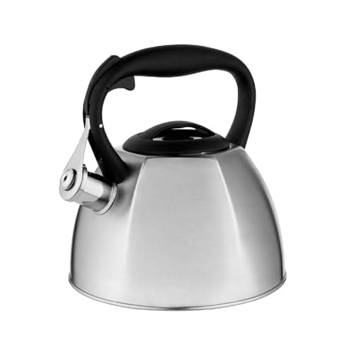 Bouilloire Sifflante Brillo Inox 2,5 L Gris Clair Thé Café