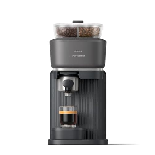 Philips Baristina Variety Expresso Machine - Double Grind Chamber, Integrated Grinder, 16 Bars, Easy Cleaning, Espresso