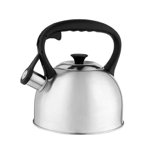 Bouilloire Sifflante Brillo Inox 2,5 L Gris Clair Thé Café