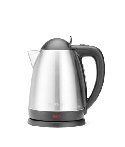 Bouilloire HENDI 209981 - Capacité 1,8 L - Design Minimaliste pour la Cuisine Élégante - Sécurité sur Température Fixe -