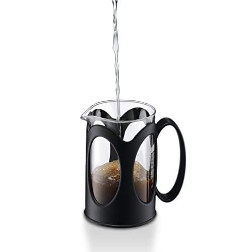 Cafetière à Piston Bodum Kenya - Manuelle - Verre Borosilicate et Inox - Passe au Lave-Vaisselle - Portugal