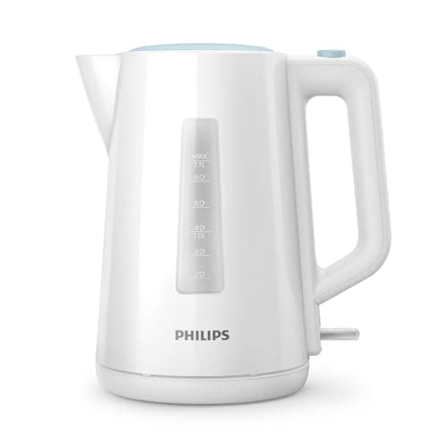 Philips Collection | Electrocoque Électrique Inoxydable 1,7L | Ébullition Rapide | Anti-Calcaire | Rotation 360° Sans Fi