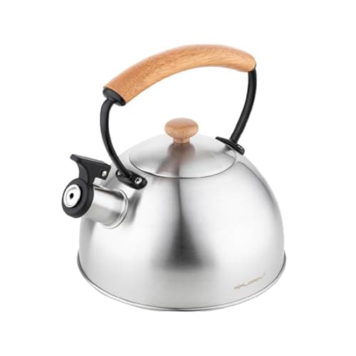 Bouilloire Sifflante Brillo Inox 2,5 L Gris Clair Thé Café