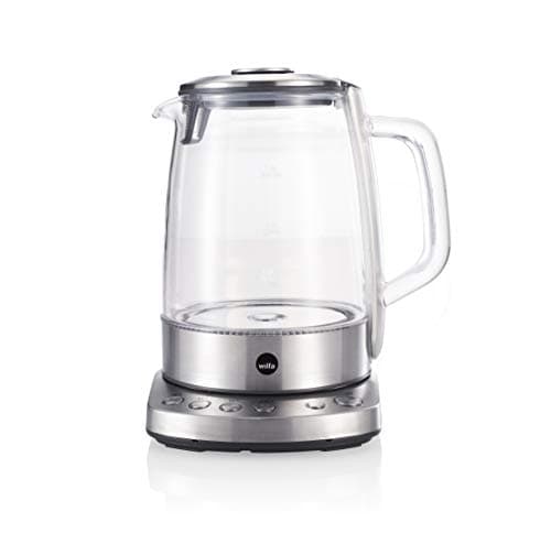 Théière électrique Wilfa CHA 1,25 litre temperature adjustable filtre inclusargenté
