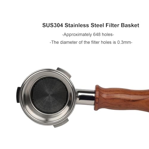 Cecotec Barista Maestro Porte-filtre sans fond 58 mm avec trois oreilles | pour machine à expresso | facile à nettoyer |