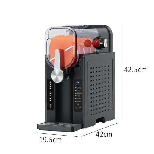 Machine À Granités OSPSHPG Tout-en-Un pour La Maison, Machine À Granités 1,6 L Écran LED sans Glace 6 Programmes Prérégl