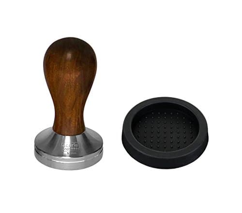 Scarlet Espresso Tamper Classique avec Manche Ergonomique en Bois Précieux pour Baristas et Amateurs d’Expresso Parfait