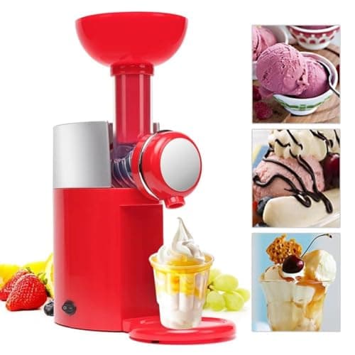 Machine à dessert glacé sorbetière italienne yaourt glacé 500 ML fruité guimauve rouge  
Machine à sorbets sorbetière ma