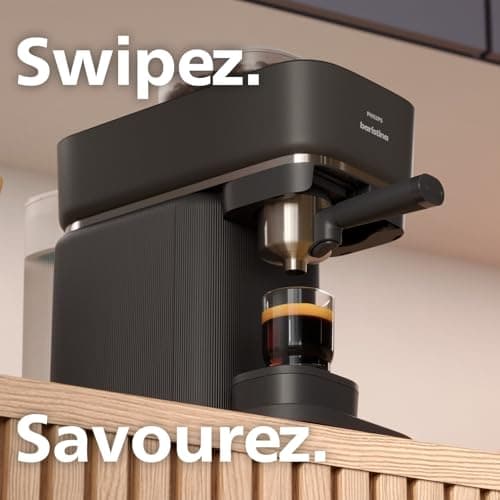 Philips Baristina Variety Expresso Machine - Double Grind Chamber, Integrated Grinder, 16 Bars, Easy Cleaning, Espresso