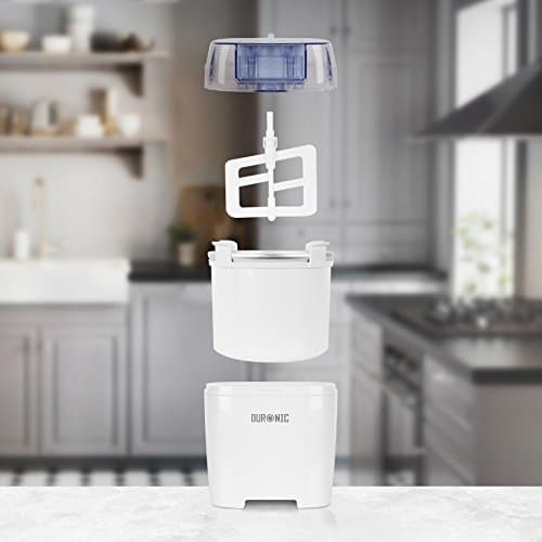 Duronic IM540 Machine à glace Électrique | Cuve Amovible Inoxydable 1,5 Litres | Idéale pour Glaces Sorbets & Desserts F
