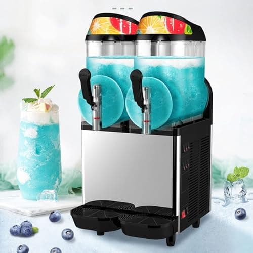 Machine À Granité GLJTUO, Broyeur Électrique Commerciaux Pour Glaces 36L, Idéal Pour Bars Et Parties Étivides