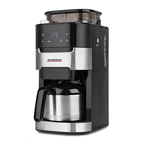 Gastroback Grind & Brew Pro Thermo Machine à café filtre 1 L pour amateurs de café haut de gamme à la recherche de struc