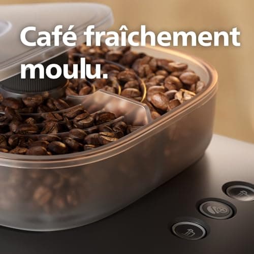 Philips Baristina Variety Expresso Machine - Double Grind Chamber, Integrated Grinder, 16 Bars, Easy Cleaning, Espresso