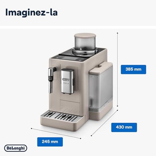 Machine À Café De'Longhi Rivelia Grains Fraîchement Moulus Écran Tactile Beige Sable
Machine À Café Grain De'Longhi Rive