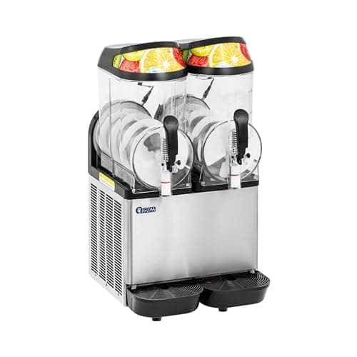 Royal Catering Machine à granita professionnelleLED Panneau de commande numérique2 x 14 l
Royal Catering Machine à grani