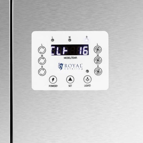 Royal Catering Machine à granita professionnelleLED Panneau de commande numérique2 x 14 l
Royal Catering Machine à grani