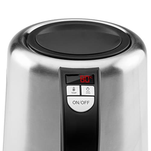 GASTROBACK 42445 Bouilloire de camping design, 1 l acier inoxydable indicateur de niveau, fonction maintien au chaud, 10