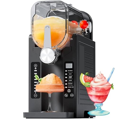 Machine à granités Hauschka - Machine à granités sans glaçons avec nettoyage automatique, réservation en une seule touch