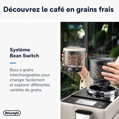 Machine À Café De'Longhi Rivelia Grains Fraîchement Moulus Écran Tactile Beige Sable
Machine À Café Grain De'Longhi Rive