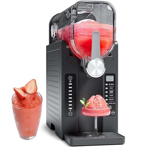 Granita Maison Machine 1,6L Autonettoyante - 6 Programmes Prédéfinis Sans Glace pour Smoothies et Margaritas, 1600ML