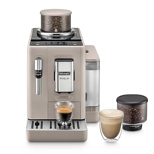 Machine À Café De'Longhi Rivelia Grains Fraîchement Moulus Écran Tactile Beige Sable
Machine À Café Grain De'Longhi Rive