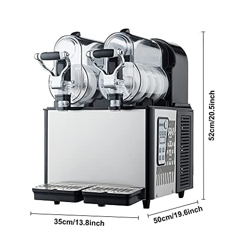 Machine à granité WolFum 6 L Commercial, Affichage LED, -2 à -7 ℃