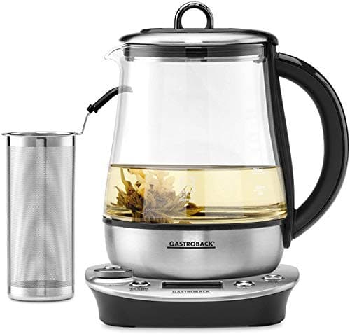 Gastroback Théière et bouilloire automatique multifonction pour thé et café - Design moderne et pratique - Cuisinez faci