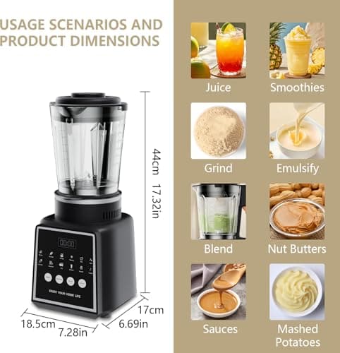 Machine à Lait Végétaux Rendez Vous Intelligent 24h + Machine à Lait de Noix 1.65L + Nettoyage Automatique