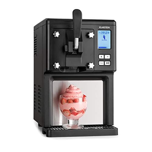 Klarstein Sweet Sundae - Machine à glace turbo 40 min, Compresseur, 900 g crème glacée, 1,5L, Pas de pré-refroidissement