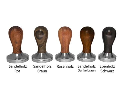 Scarlet Espresso Tamper Classique avec Manche Ergonomique en Bois Précieux pour Baristas et Amateurs d’Expresso Parfait