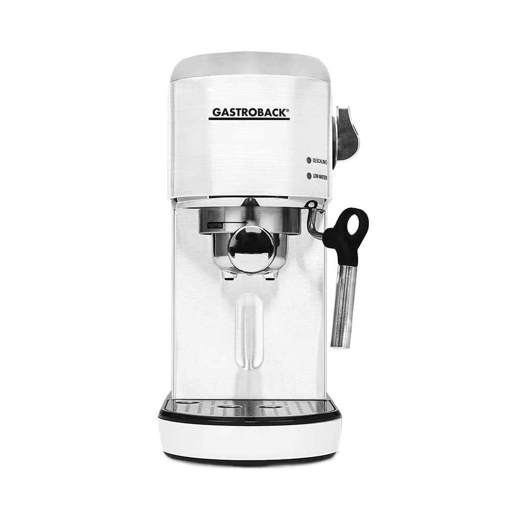 Gastroback Piccolo Espresso Machine Acier Inoxydable Blanc pour Professionnels de la Cuisine Suzuki Barnum 42717