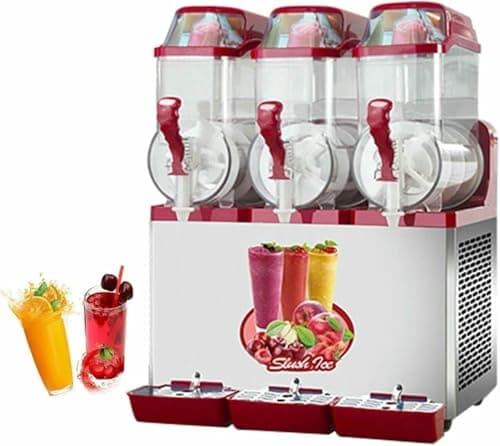 Machine à granité inoxydable commerciale 36 L pour cocktails et jus en acier inoxydable