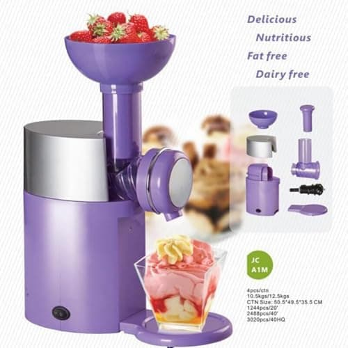 Machine à dessert glacé sorbetière italienne yaourt glacé 500 ML fruité guimauve rouge  
Machine à sorbets sorbetière ma