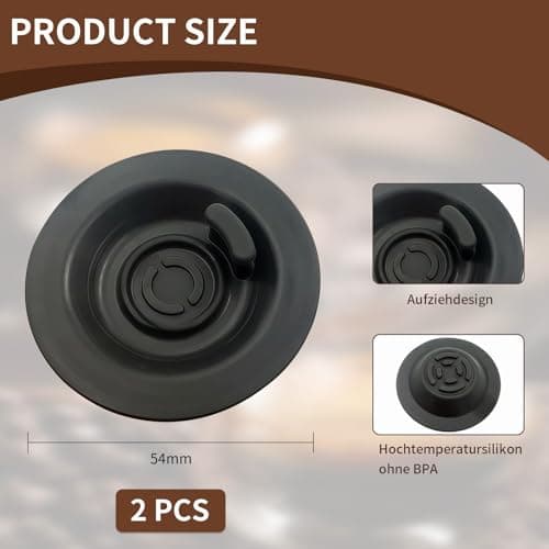 KLINNA Filtres Aveugles 54 mm pour Lavage à Contre-Courant - Compatible Breville Sage & Gastroback, Disques de Nettoyage