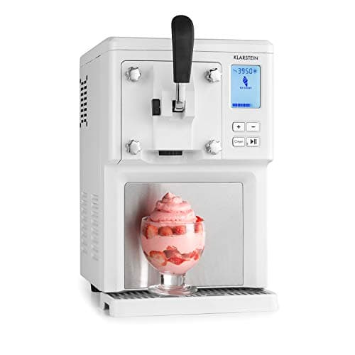Klarstein Sweet Sundae - Machine à glace turbo 40 min, Compresseur, 900 g crème glacée, 1,5L, Pas de pré-refroidissement